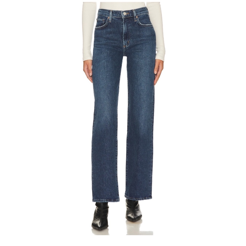 $235 Agolde Harper jeans in Tempo straight classic full length 26 jeans
